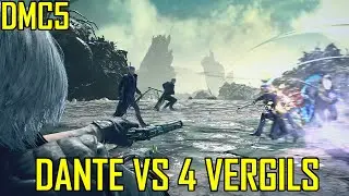 DMC5 - Dante vs 4 Vergil's