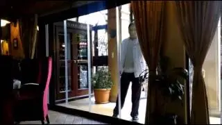 Раздвижные стеклянные двери (слайдинг), телескопические
