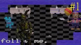 прохожу мини игры в Five Nights at Freddy’s 3#1