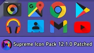 Supreme Icon Pack 12.1.0 Apk Patched Ultra HD Dark Mode hitam