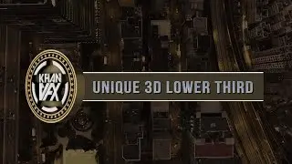 Creating Fantastic Unique 3D Lower Third | Adobe After Effects Tutorial