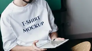 T-Shirt Realistic Mockup Design in Photoshop- Adobe Photoshop Tutorial #Mockup #Tshirt #photoshop