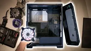 Top Down PC Build (Montech AIR 900 MESH & EZDIY-FAB Moonlight RGB 120mm Fan Review)