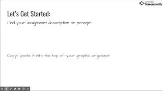 R A C E S  Graphic Organizer Introduction and Pre Writing  Part 1