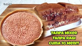 Lebih Mudah Tanpa Ragi Tanpa Mixer MARTABAK MANIS TEFLON Full Bersarang😍