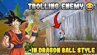 TROLLING NOOBS IN DRAGON BALL STYLE 🔥😂 || BGMI Funny & WTF Moments