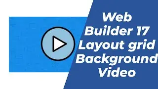 How to work with a full background video using Layout Grid in WYSIWYG Web Builder 17