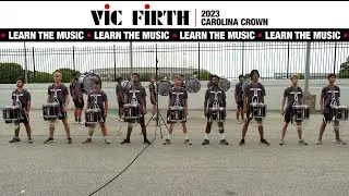 LEARN THE MUSIC | 2023 Carolina Crown Snare Line | Part 2