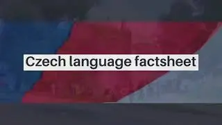 Czech language factsheet