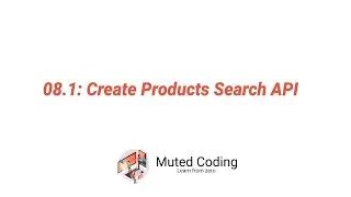 08.1 Create Products Search API - Build Full Ecommerce Site - Using React, Redux, Node js and Mongo