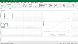 Excel Graph Scatter Plot with Curved Lines