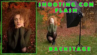 SHOOTING FOTOGRAFICO con il FLASH in AUTUNNO - Backstage video