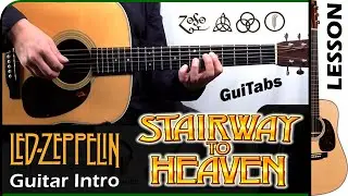 How to play STAIRWAY TO HEAVEN 🪜⛅️ - Led Zeppelin / GUITAR Lesson 🎸 / GuiTabs Esp N°003