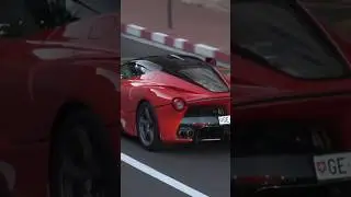 Ferrari Laferrari cruising through Monaco! 🚀 - #ferrarilaferrari #hypercar #monacocars