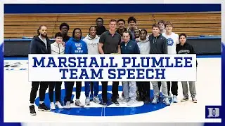 Marshall Plumlee Inspires Duke Squad