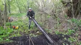 БРОШЕННАЯ РЕЛЬСА! ТРАКТОР СДВИНУЛ СТАРУЮ ДЕРЕВНЮ! СОБИРАЮ МЕТАЛЛ МЕШКАМИ! Коп 2023