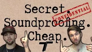 How To Soundproof A Room | Cheap Acoustic Treatment |Soundproofing A Room