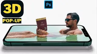 how to create a 3d pop out effect in photoshop//photoshoptutorial