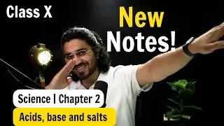 Acids, Bases and Salts | Complete NCERT NOTES | Class 10 Science | Chapter 2