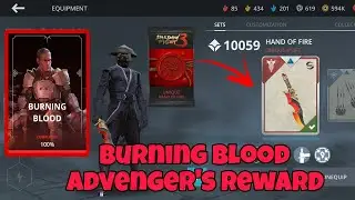Shadow fight 3 | Finishing Burning Blood Avenger | Unique Hand of Fire Weapon reward.