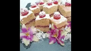 BOLO DE AMÊNDOAS  COM RECHEIO DE FRAMBOESA  SUPER FÁCIL E DELICIOSO  Monica da Costa