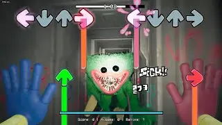 Playtime fnf be like Huggy Green in Poppy Playtime - Huggy Wuggy is Green - Poppy Playtime Mod