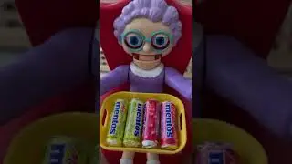 Granny went to sleep toothless😬👵🌈