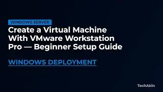 Create and Configure a VMware Virtual Machine for Windows 10 Deployment — MDT Lab Setup