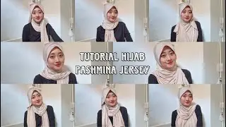 PASHMINA JERSEY HIJAB TUTORIAL || Adnis