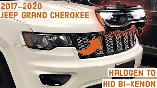 ⚠️ 2017-2021 Jeep Grand Cherokee LED HID Headlight Swap