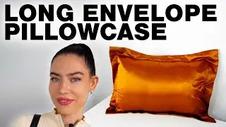 How To Sew A Rectangle Envelope Pillowcase + Pretty Edge Detailing | BEGINNER SEWING TUTORIAL