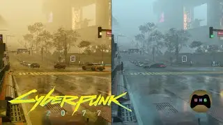 Cyberpunk 2077 | Geoengineering mod E3 LUT vs Vanilla LUT | Modded Graphics Comparison Showcase 2021