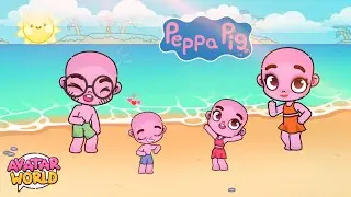 🐷 СВИНКА ПЕППА В AVATAR WORLD | НА ПЛЯЖЕ 🏖️