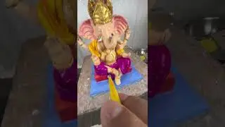 Making of #Ganesh murti at home #ganesha #ganeshchaturthi #ganesh_chaturthi_status #ganeshutsav