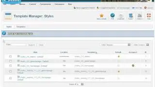 CHOBS Joomla 1.7 and 2.5 Blank Template Kit - Unzip, Upload and assign