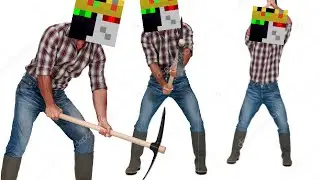 I hit people with a pickaxe to establish dominance