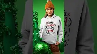 Naughty List Hoodie - How To Make Money Editing Your Etsy Photos & Content Using Canva!