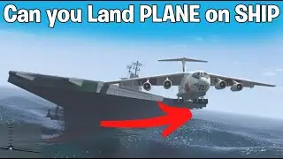 Can i Land a Cargo Plane on a SHIP |GTA 5 GAMEPLAY | GTA5 MOD | GTA5 Mod Install