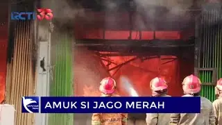 100 LEBIH KIOS DAN RUKO DI PASAR KRIAN LUDES TERBAKAR