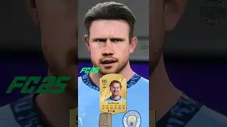 OFFICIAL RATINGS for MANCHESTER CITY players in FC 25! #fc25 #mancity #fifa #kdb #city