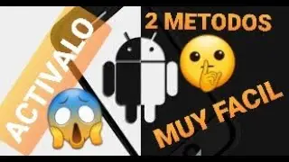 😃 Activa ◼️ MODO OSCURO ◼️ En ANDROID FACIL y RAPIDO 📲 ⬛ ⚫