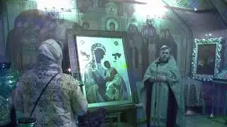 Молебен с акафистом Страстной иконе Божией Матери. Храм Успения в  Путинках 18/11/21