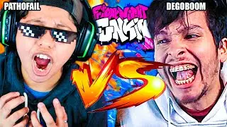 DEGOBOOM VS PATHO on FRIDAY NIGHT FUNKIN' 😱🔪 | Epic Battle | Pathofail