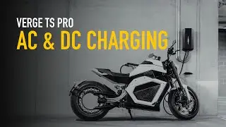 Charging the Verge TS PRO electric motorcycle