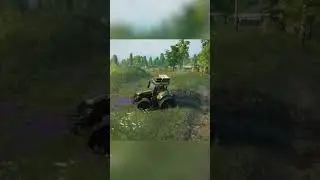 Snowrunner Mods | Tractor in mud | PlayStation Gameplay | 