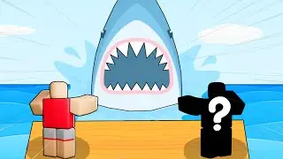 I Played Roblox SharkBite With my little Brother...