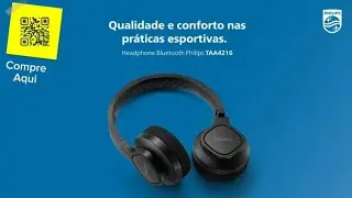 Philips Headphone Sport Bluetooth TAA4216BK/00. #som