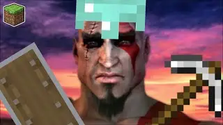 Kratos si jugara MINECRAFT...