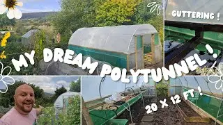 Creating the perfect undercover growing space | First Tunnels | Polytunnel Guttering