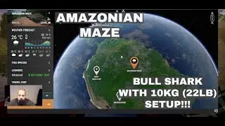 Fishing Planet, Amazonian Maze, Bull Shark with 10kg (22lb) Setup!!!!